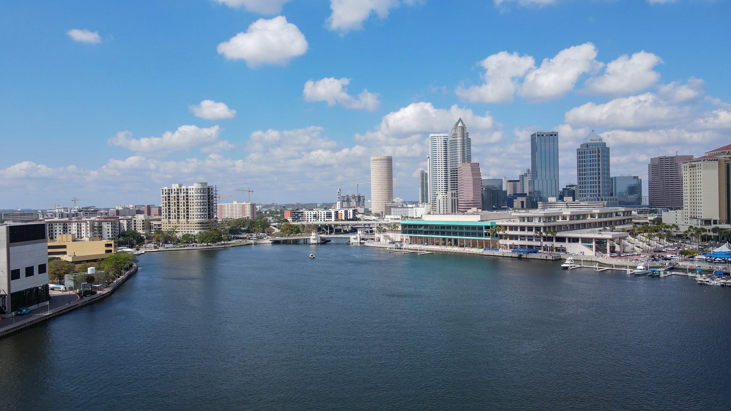 Downtown Tampa skyline across the Hillsborough River